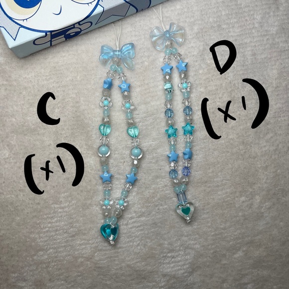 Blue Phone/Camera Strap Charms - Picture 3 of 7